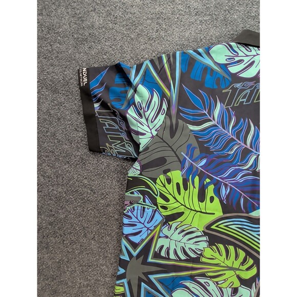 Tampa Bay Rays Shirt Men's XL City Connect Hawaiian Tropical Button Down Devil - Picture 14 of 15